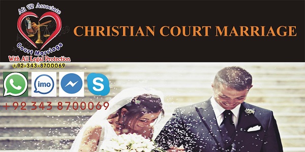 christian court marriage services in pakistan